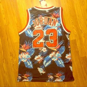 Custom Mitchell & Ness Jordan 23 Jersey L